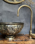 Antique Brass Bathroom Vessel sink