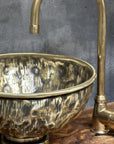 Antique Brass Bathroom Vessel sink