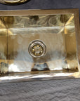 Unlacquered Brass Sink – Undermount Island Kitchen