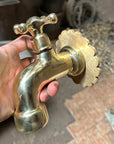Solid Brass Garden Faucet – Outdoor Cold Water Tap