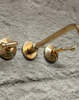 Brass Wall Mount Faucet ,Lever Handle Bathroom Tap