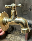 Solid Brass Garden Faucet – Outdoor Cold Water Tap