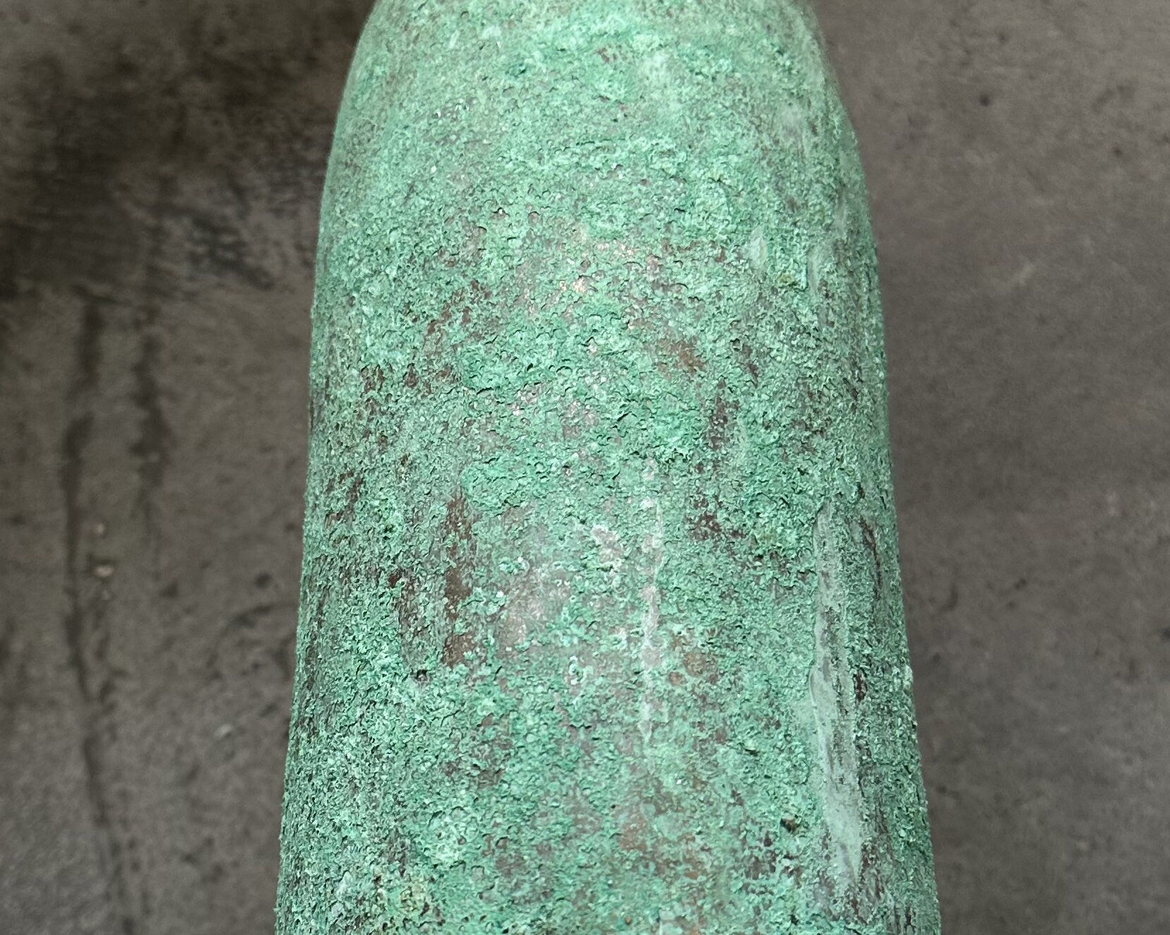 Set of 3 Green Patina Copper Pendant Lights, Farmhouse Hanging Lamps