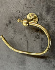 Unlacquered Brass Toilet Paper Holder – Solid Brass