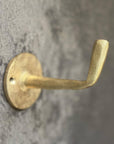 Brass Wall Hooks – Unlacquered Towel & Coat Hangers