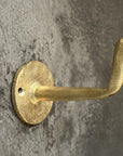 Brass Wall Hooks – Unlacquered Towel & Coat Hangers