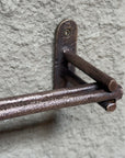 Aged Copper Toilet Paper Holder, Wall Mount Style