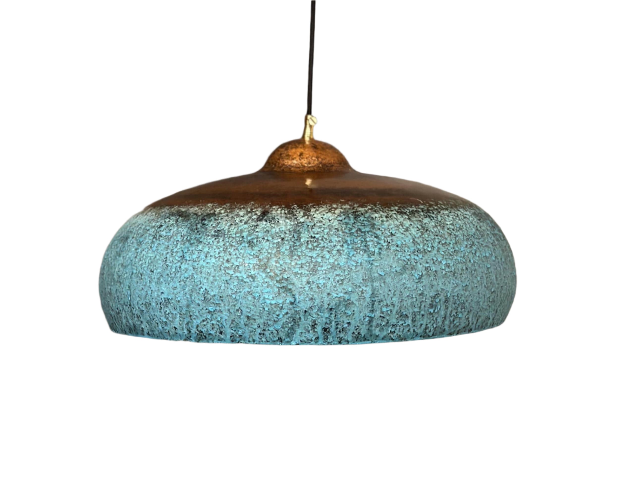 blue-patina-rustic-copper-pendant-light