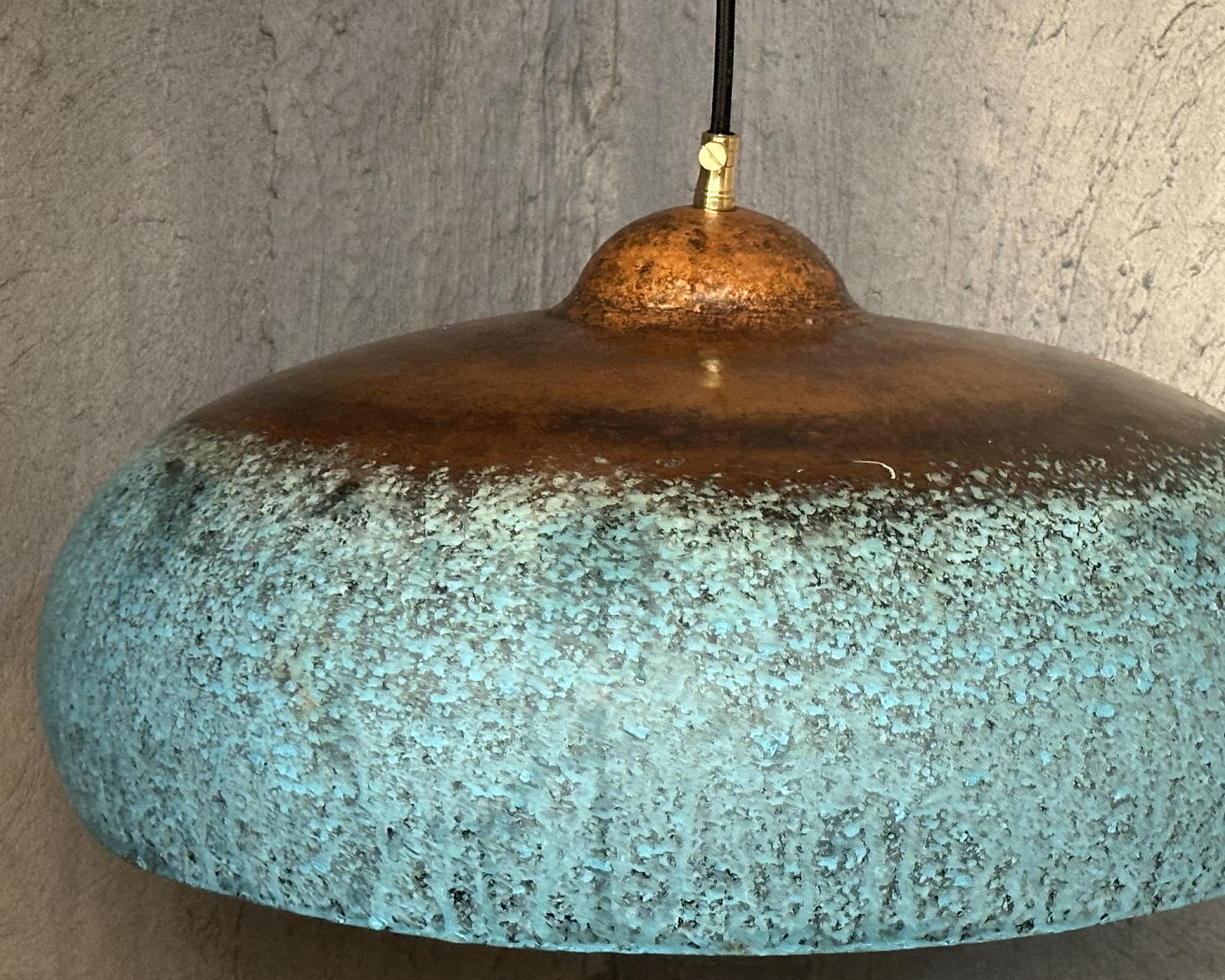 blue-patina-rustic-copper-pendant-light