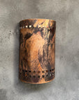 Copper Wall Sconce ,Rustic Half Round Outdoor Light