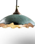 Green Patina Pendant Light – Vintage Kitchen Fixture