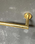 Solid Brass Toilet Paper Holder, Unlacquered Brass Toilet Roll Holder, Handcrafted Tissue Holder for Bathroom