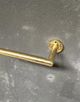 Solid Brass Toilet Paper Holder, Unlacquered Brass Toilet Roll Holder, Handcrafted Tissue Holder for Bathroom