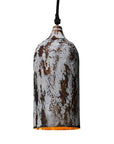 Rustic Patina Copper Pendant Light -Handcrafted Copper Ceiling Lamp