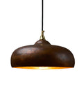 Vintage Rustic Patina Copper Pendant Light - Kitchen Island Ceiling Lamp