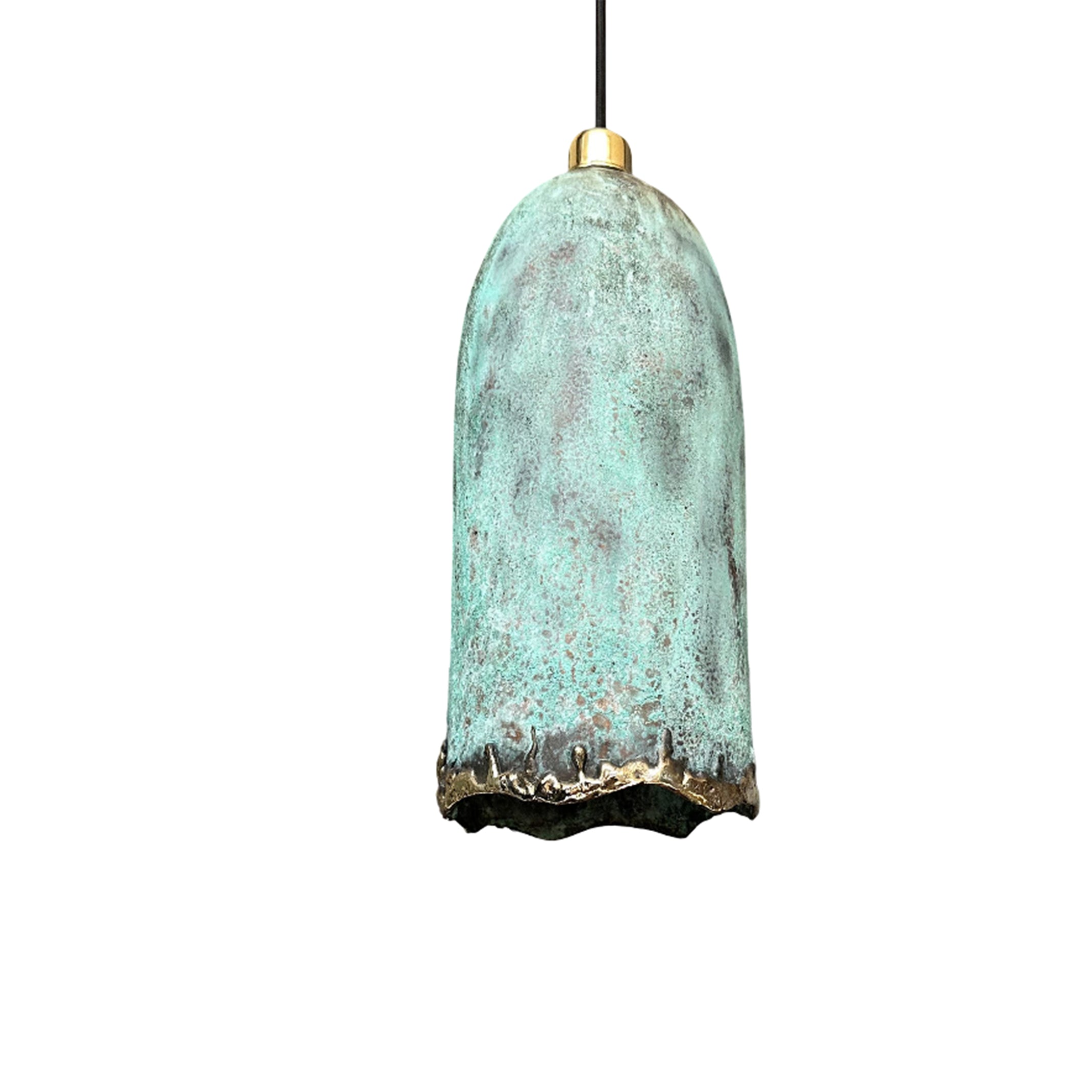 Green Patina Farmhouse Light Fixture, Copper Island Kitchen Lighting, Handcrafted Copper Pendant Light