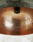 Hammered Copper Dome Pendant Rustic Ceiling Light
