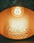 Green Patina Copper Wall Sconce – Handmade Rustic Dome Light
