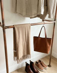 Oxidized Copper wall-mounted copper closet rod – Wall-Mounted Copper Closet Rod – Holder 2
