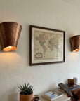 Hammered Copper Cone Wall Sconce