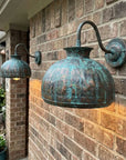 Verdigris Copper Dome Sconce