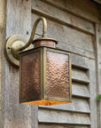 Oxidized Copper Wall Lantern Sconce