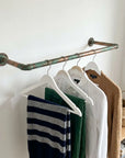 Wall-mounted copper closet rod detail – Wall-Mounted Copper Closet Rod – Holder 7