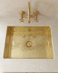 Undermount Single Brass Kitchen Sink Various Sizes , Hammered Brass Kitchen Sink