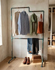 Oxidized Copper wall-mounted copper closet rod – Wall-Mounted Copper Closet Rod – Holder 4
