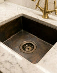 Antique Solid Brass Undermount Bar Sink In Various Sizes