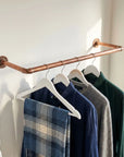 Shiny Copper wall-mounted copper closet rod – Wall-Mounted Copper Closet Rod – Holder 7