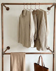 Wall-mounted copper closet rod detail – Wall-Mounted Copper Closet Rod – Holder 2