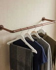 Aged Copper wall-mounted copper closet rod – Wall-Mounted Copper Closet Rod – Holder 7
