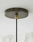 Oxidized Copper Dome Pendant – Handmade Modern Rustic Ceiling Light