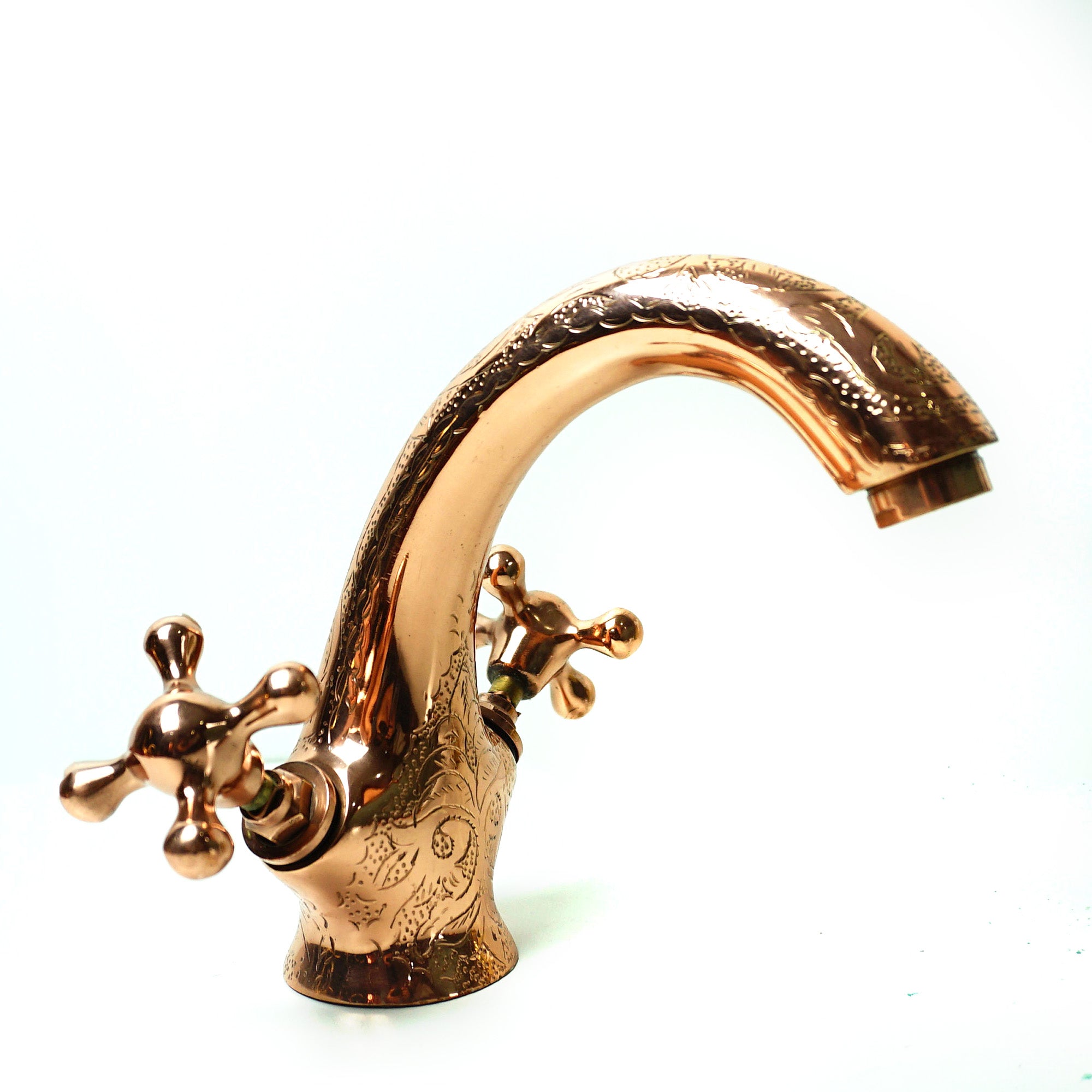 Copper Faucet Bathroom Sink