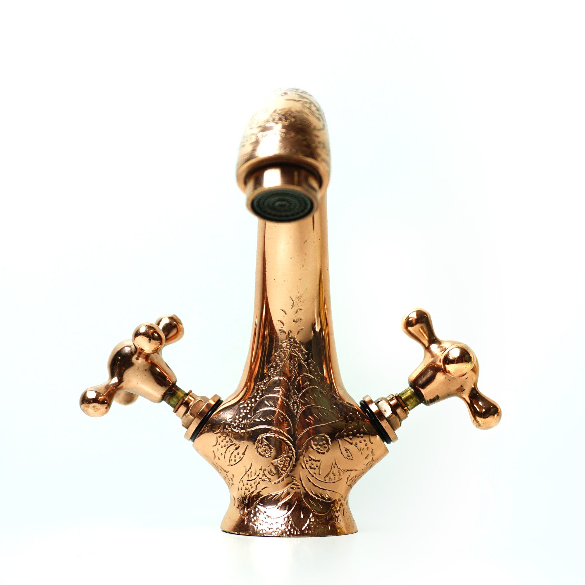 Copper Faucet Bathroom Sink
