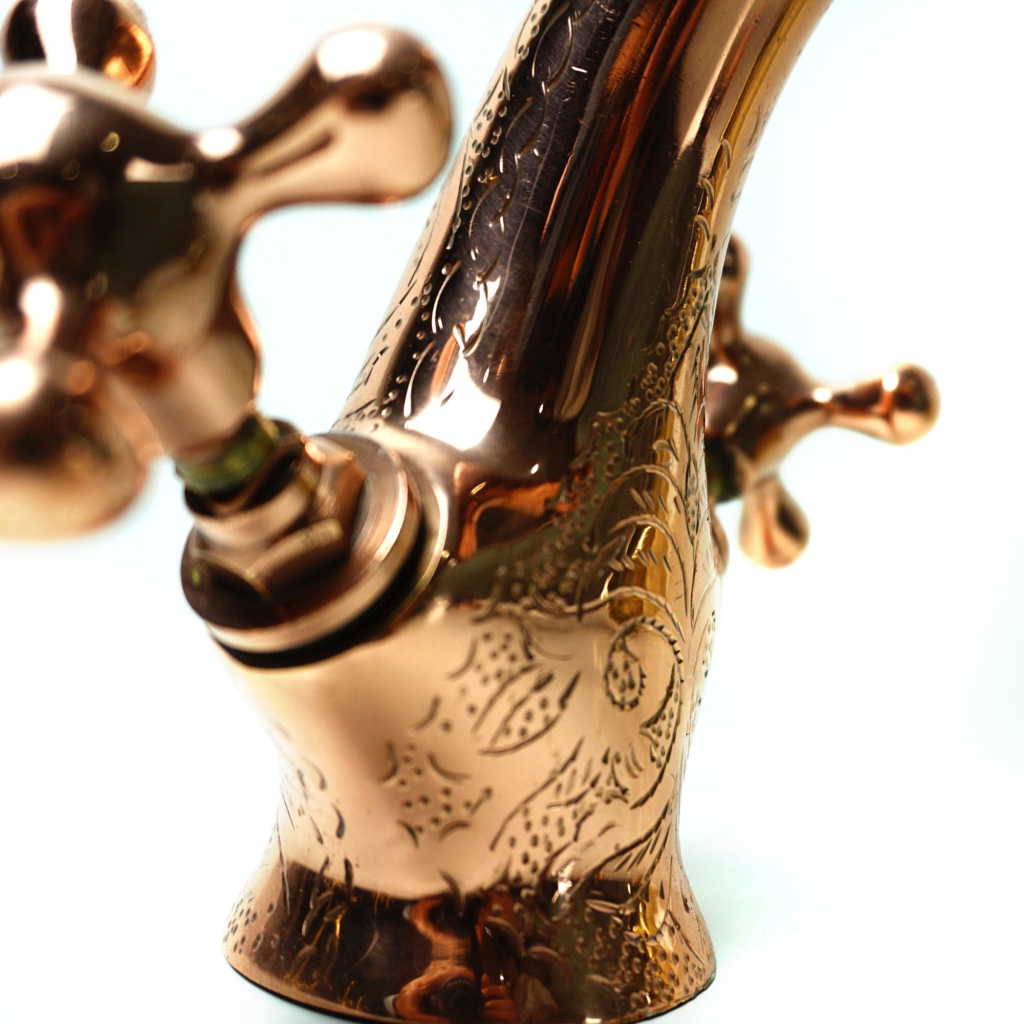 Copper Faucet Bathroom Sink