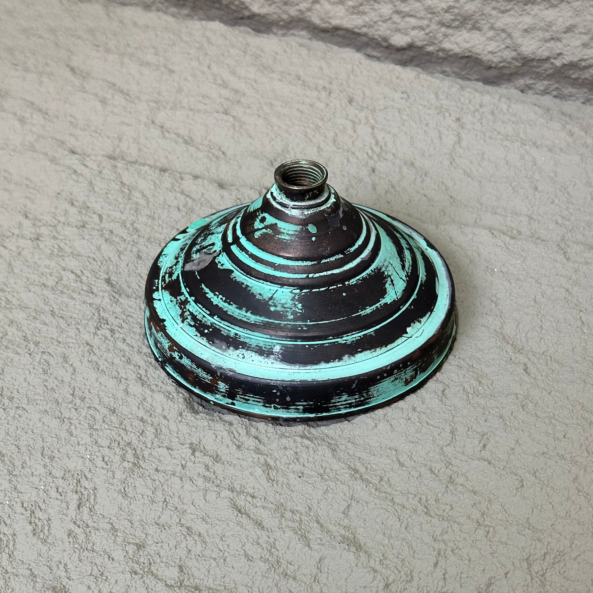 Oxidized Copper Shower Head, Vintage Copper Rain Shower Head Outdoor
