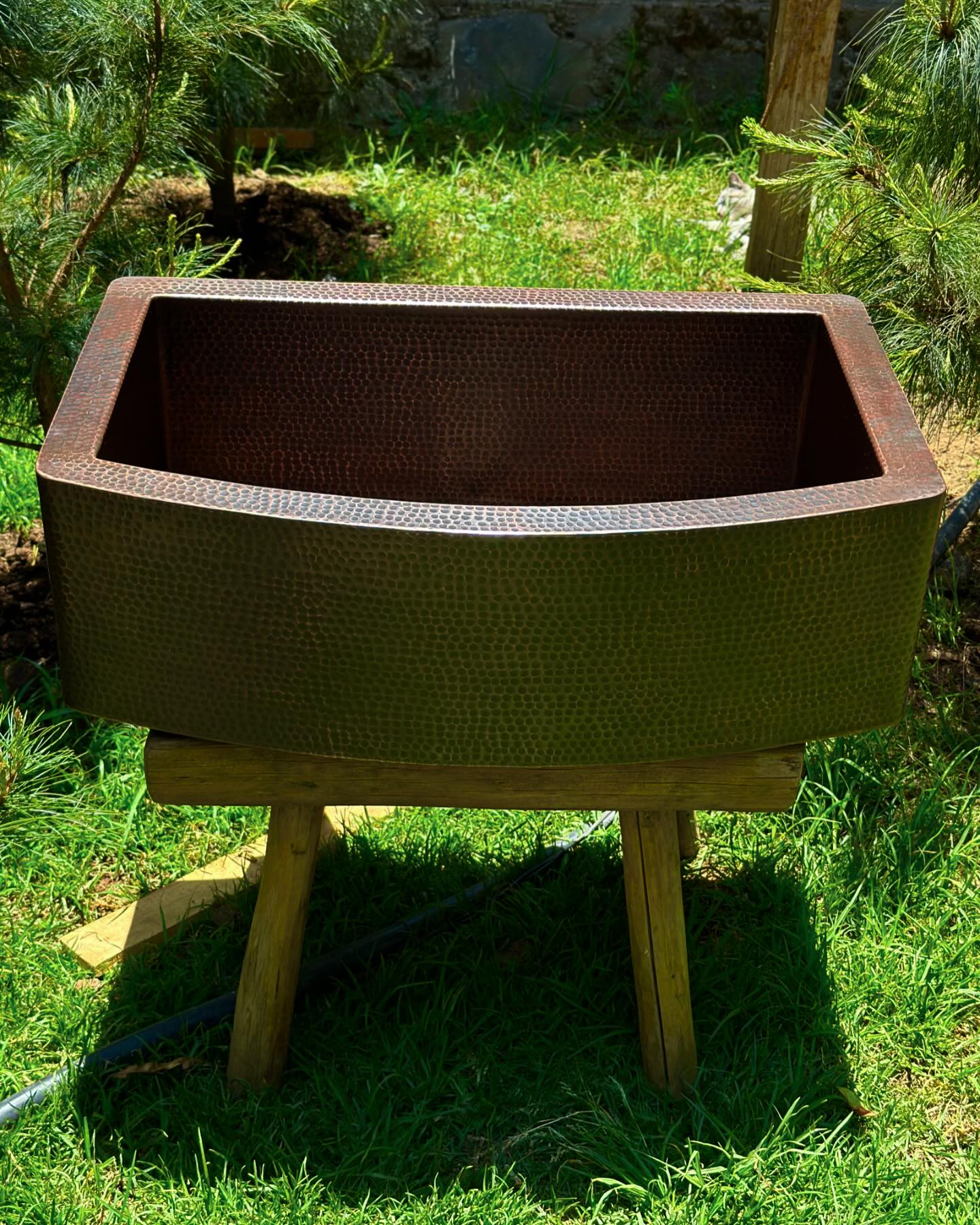 Apron Front Copper Farmhouse Kitchen sink