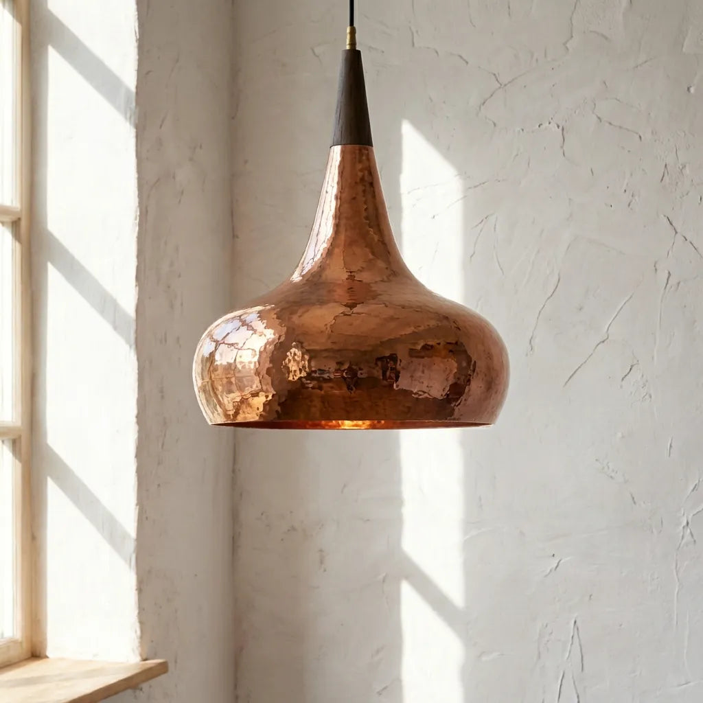 Handcrafted Copper Pendant Light