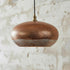 Hammered Copper Dome Pendant Light