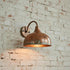 Rustic Patina Copper Wall Sconce – Handmade Vintage Outdoor Light