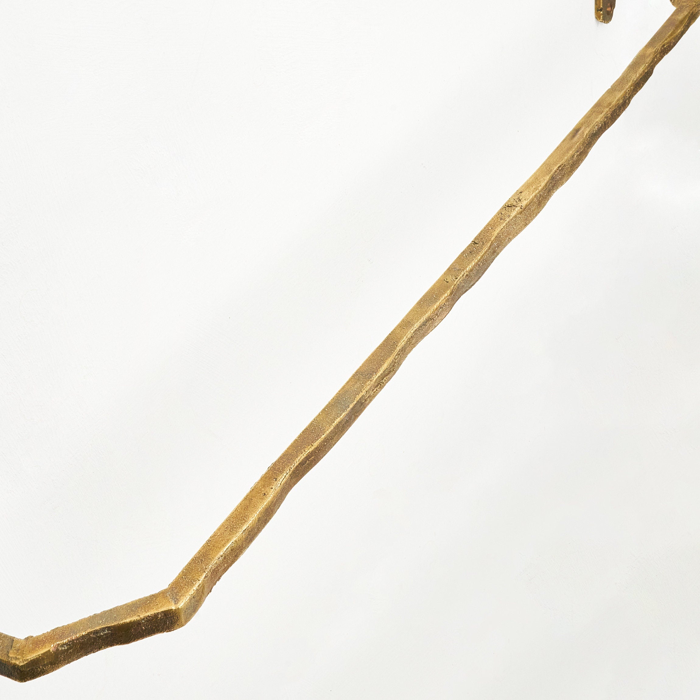 Solid Brass Towel Rail Handcrafted Towel Rack Bathroom