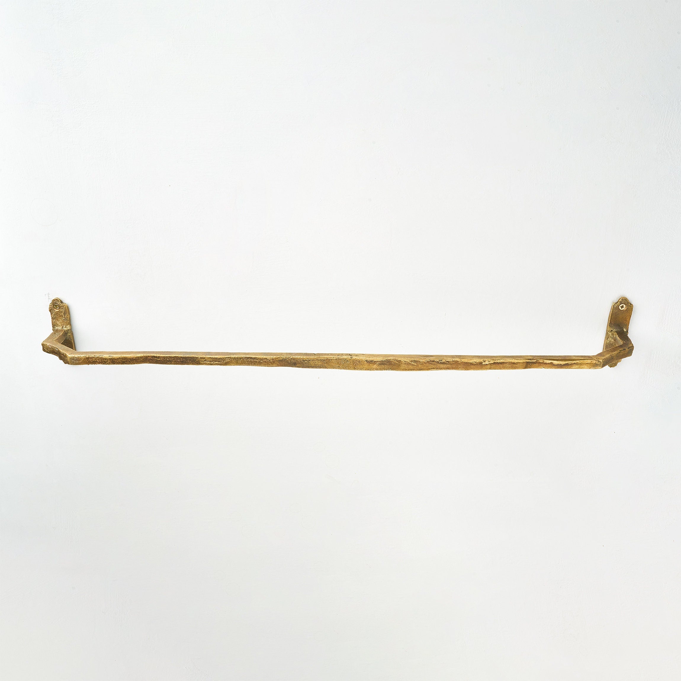 Solid Brass Towel Rail Handcrafted Towel Rack Bathroom