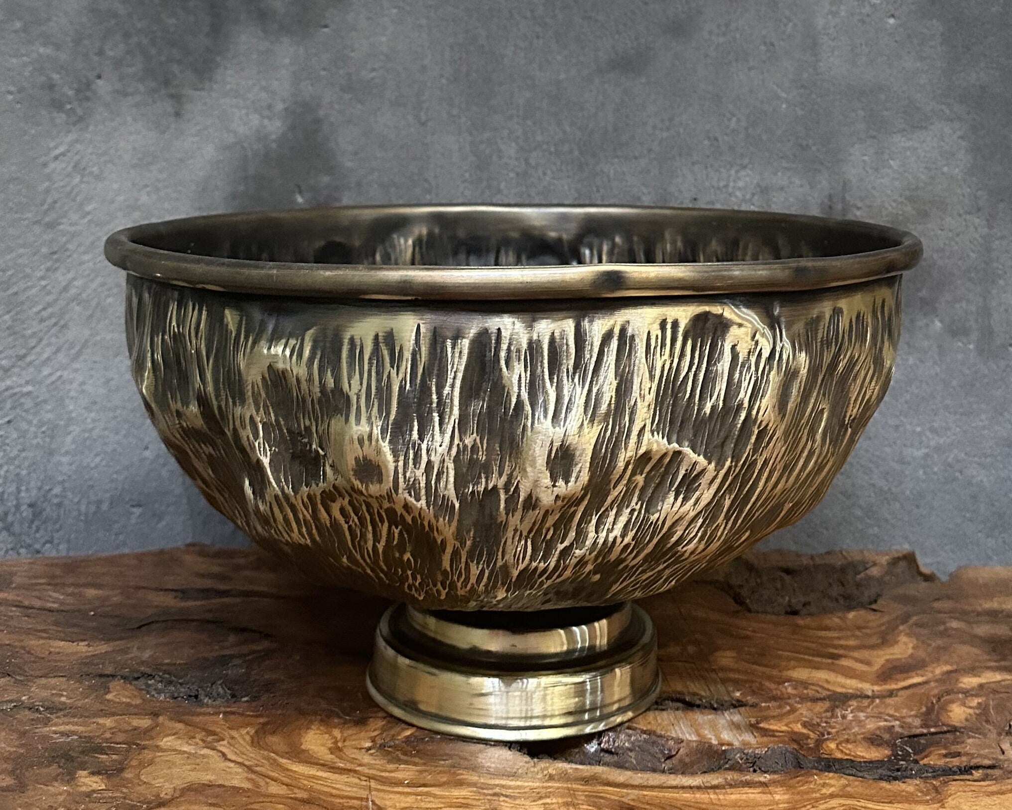 Antique Brass Bathroom Vessel sink