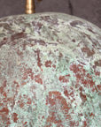 Oxidized Copper Pendant Light ,Green Patina Style