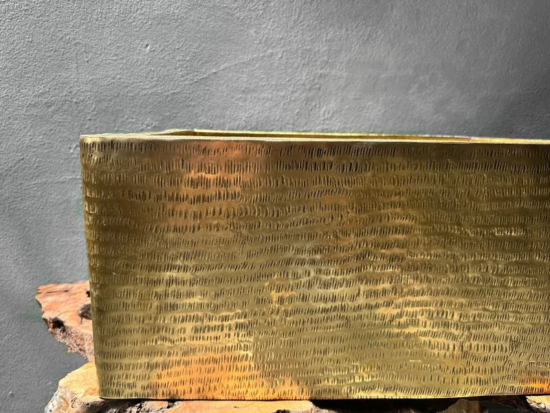 Hammered Brass Farmhouse Sink, Solid Unlacquered Basin