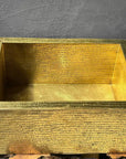 Hammered Brass Farmhouse Sink, Solid Unlacquered Basin