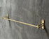 Unlacquered Brass Wall-Mounted Towel Bar