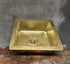 Undermount Unlacquered brass Bar Sink ,Hammered Brass Kitchen Sink